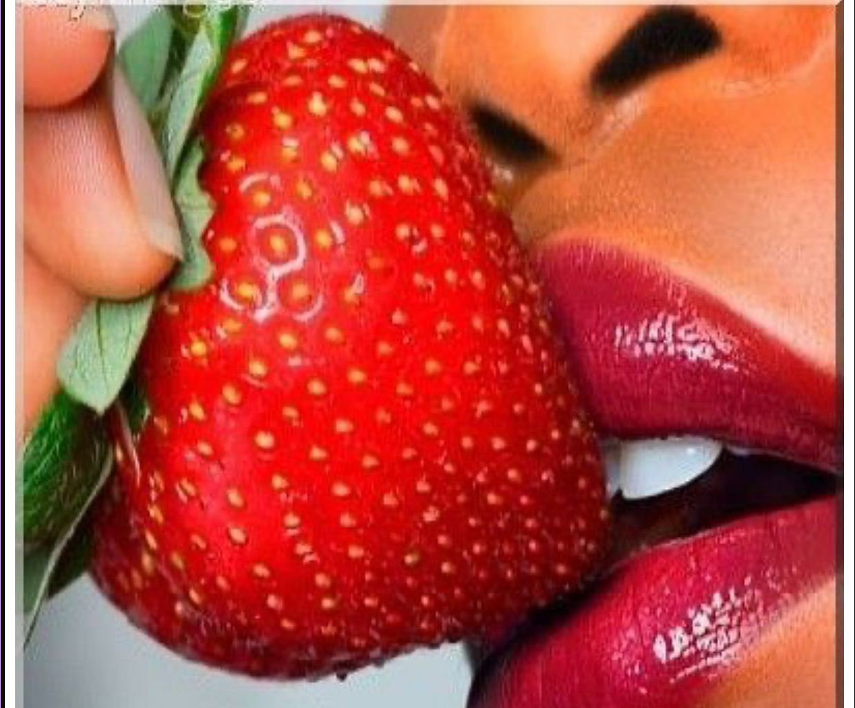 lubrifiant goût fraise