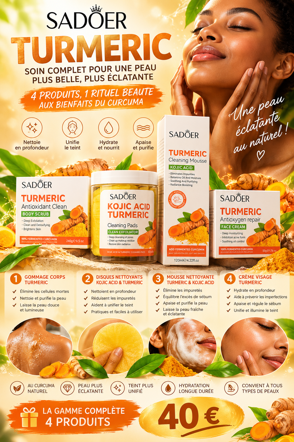 Dadoer Turmeric gamme complète
