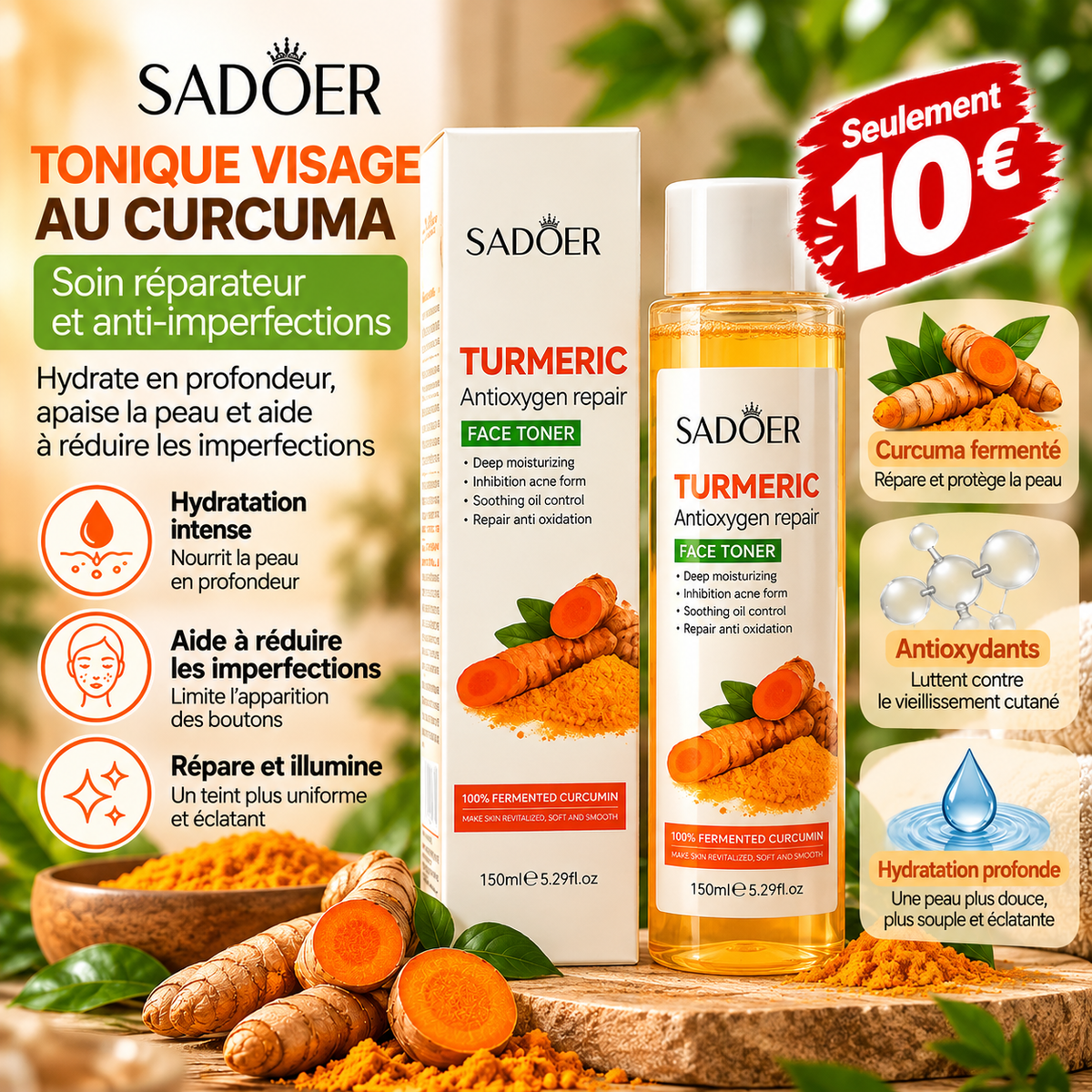 Sadoer soin réparateur et anti imperfections