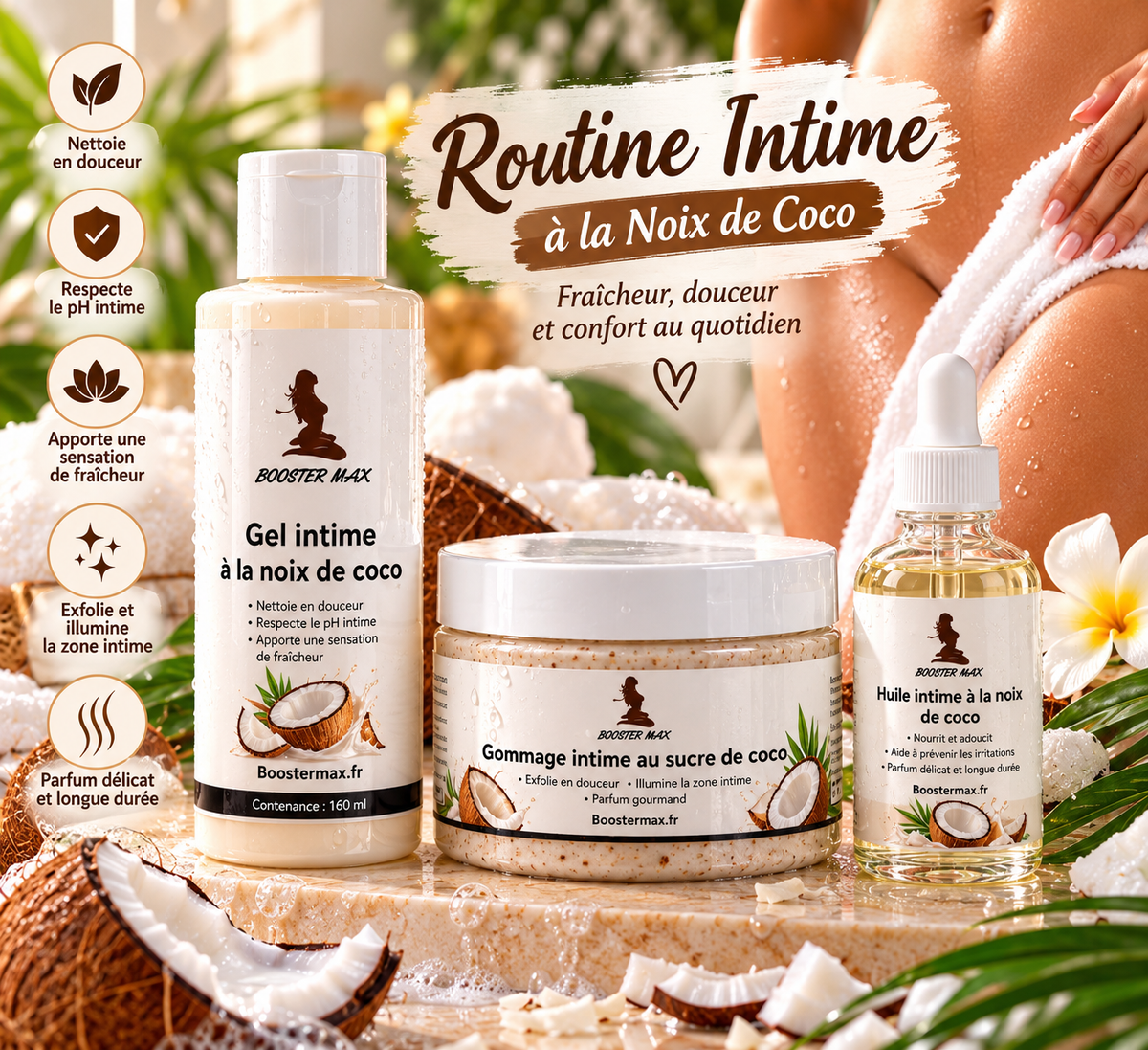 Gamme intime noix de coco