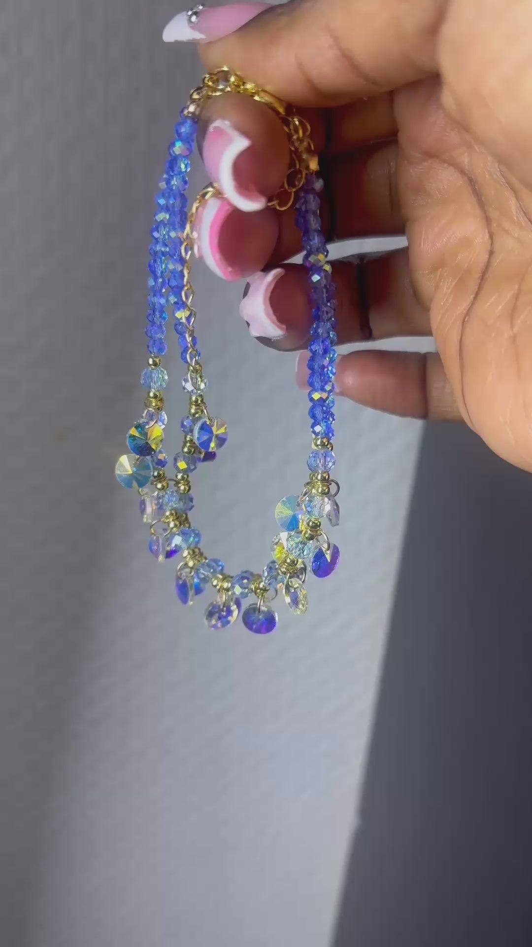 Chaîne de chevilles blue ice